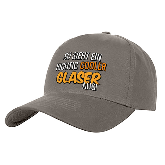 So sieht ein richtig cooler Glaser aus - Cap Grau - Fulima