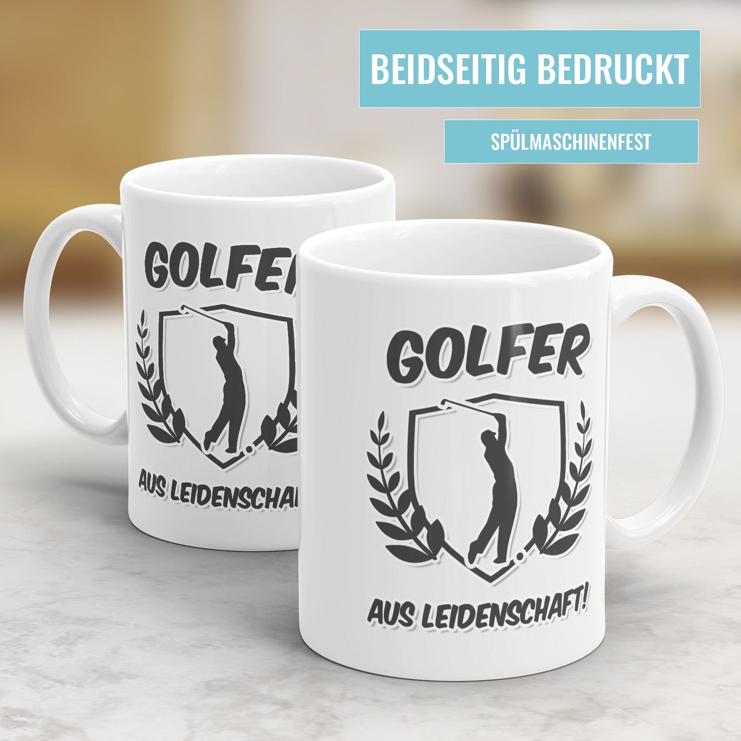 Golfer aus Leidenschaft Tasse Geschenkidee Golfer - Fulima