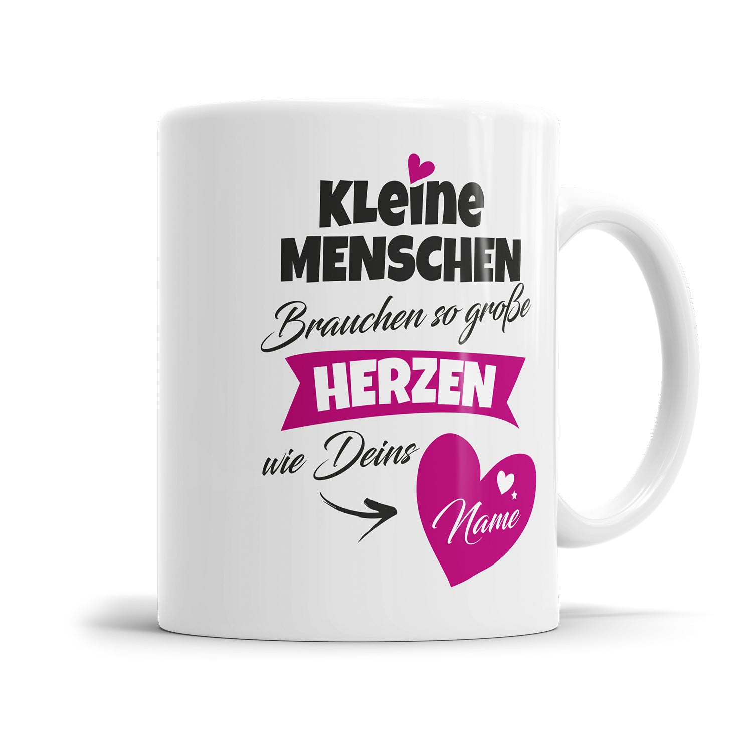 Große Tasse Herz