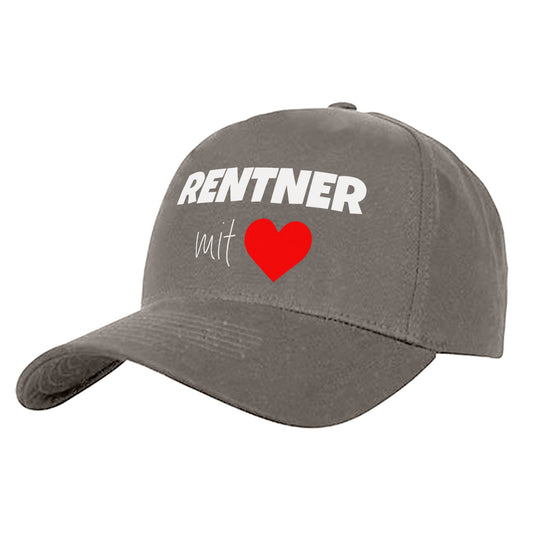 Rentner mit Herz - Geschenk Abschied - Cap Grau - Fulima