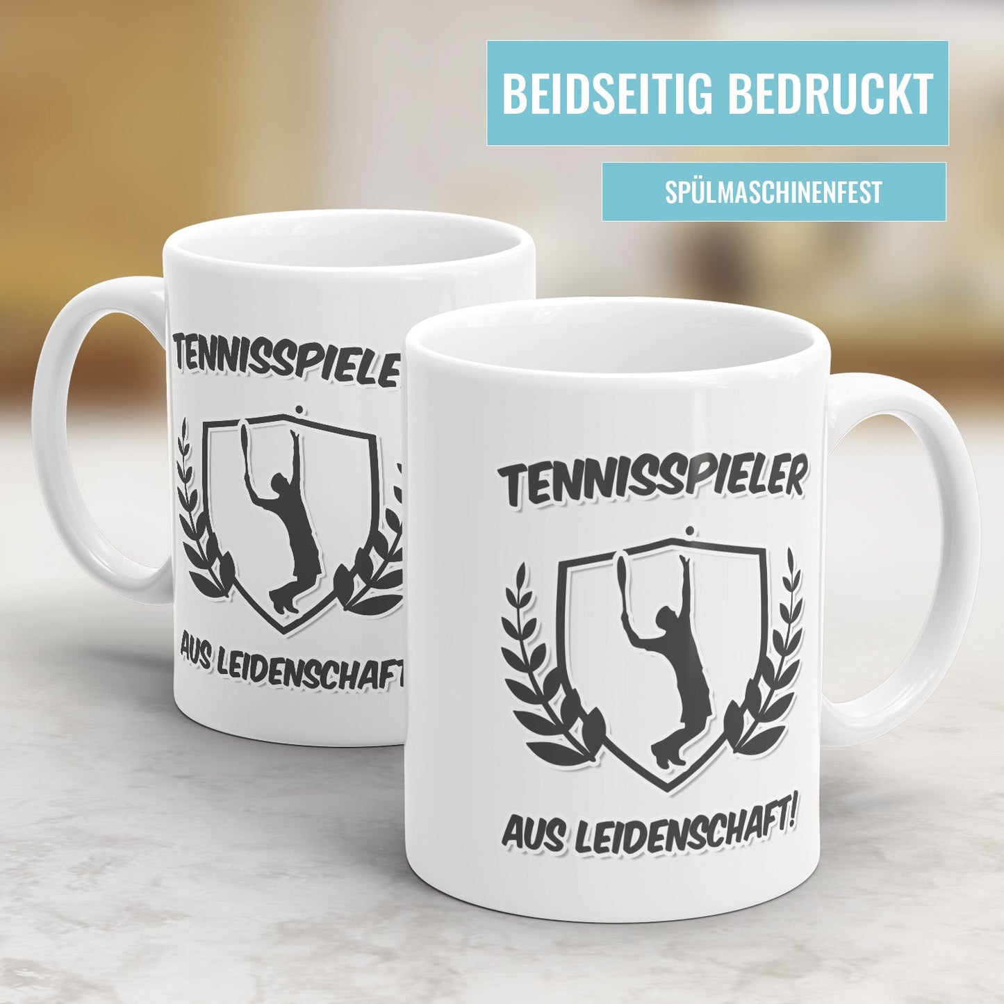 Tennisspieler aus Leidenschaft Tasse Geschenkidee für Tennis Fans - Fulima