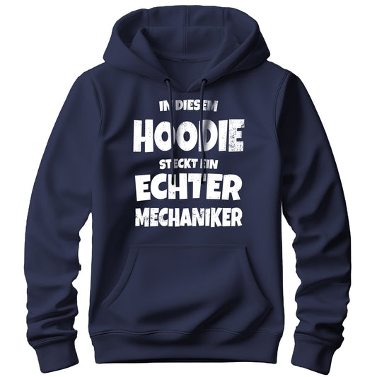 In diesem Hoodie steckt ein echter Mechaniker - Hoodie Navy - FULiMA®