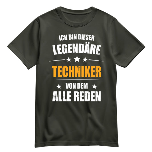 Ich bin dieser Legendäre Techniker von dem alle reden - Shirt Khaki - FULiMA®
