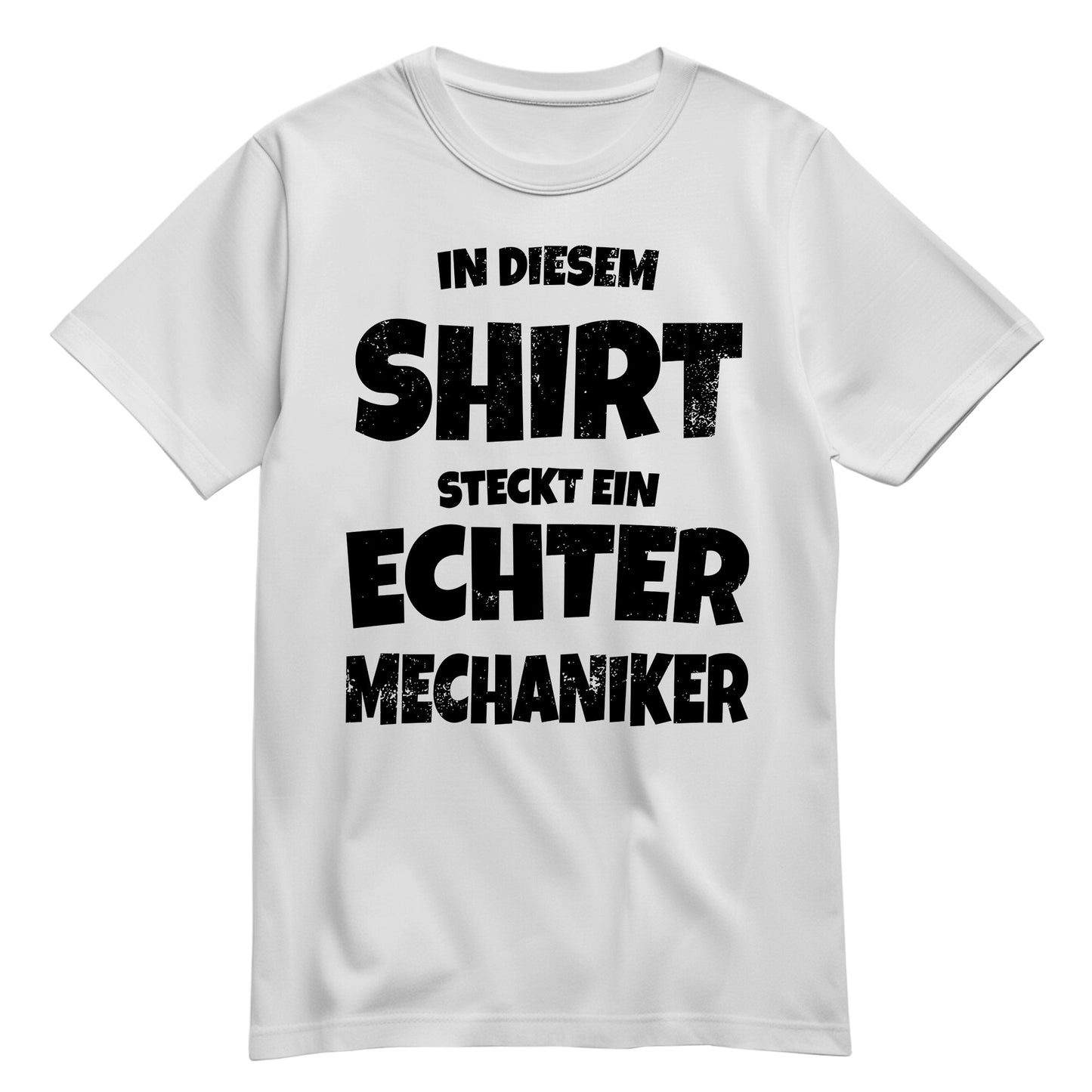 In diesem Shirt steckt ein echter Mechaniker - Shirt Weiß - FULiMA®