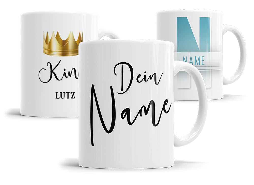 Personalisierte Tasse mit Namen - ein Geschenk, das bleibt