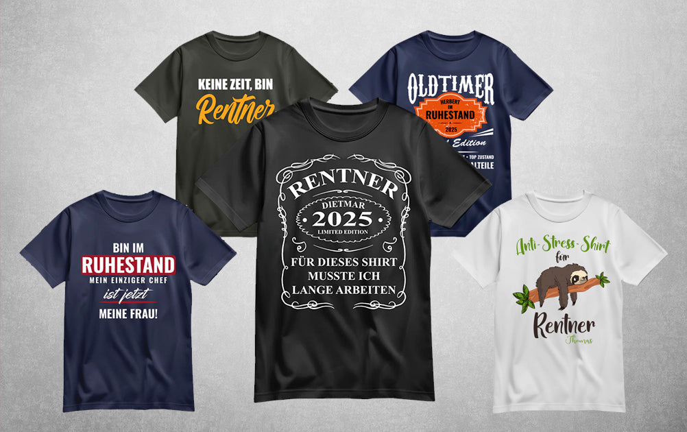 T-Shirts zur Rente