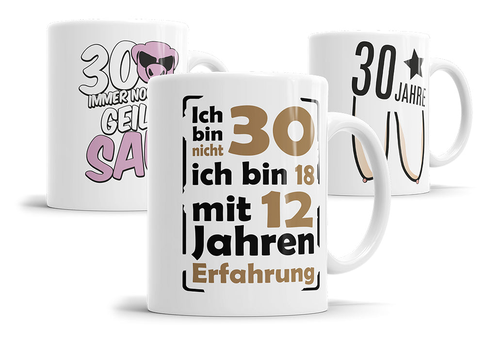 30. Geburtstag Tassen