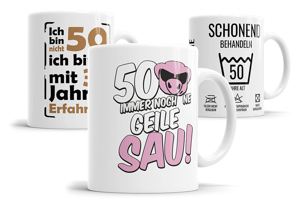 50. Geburtstag Tassen