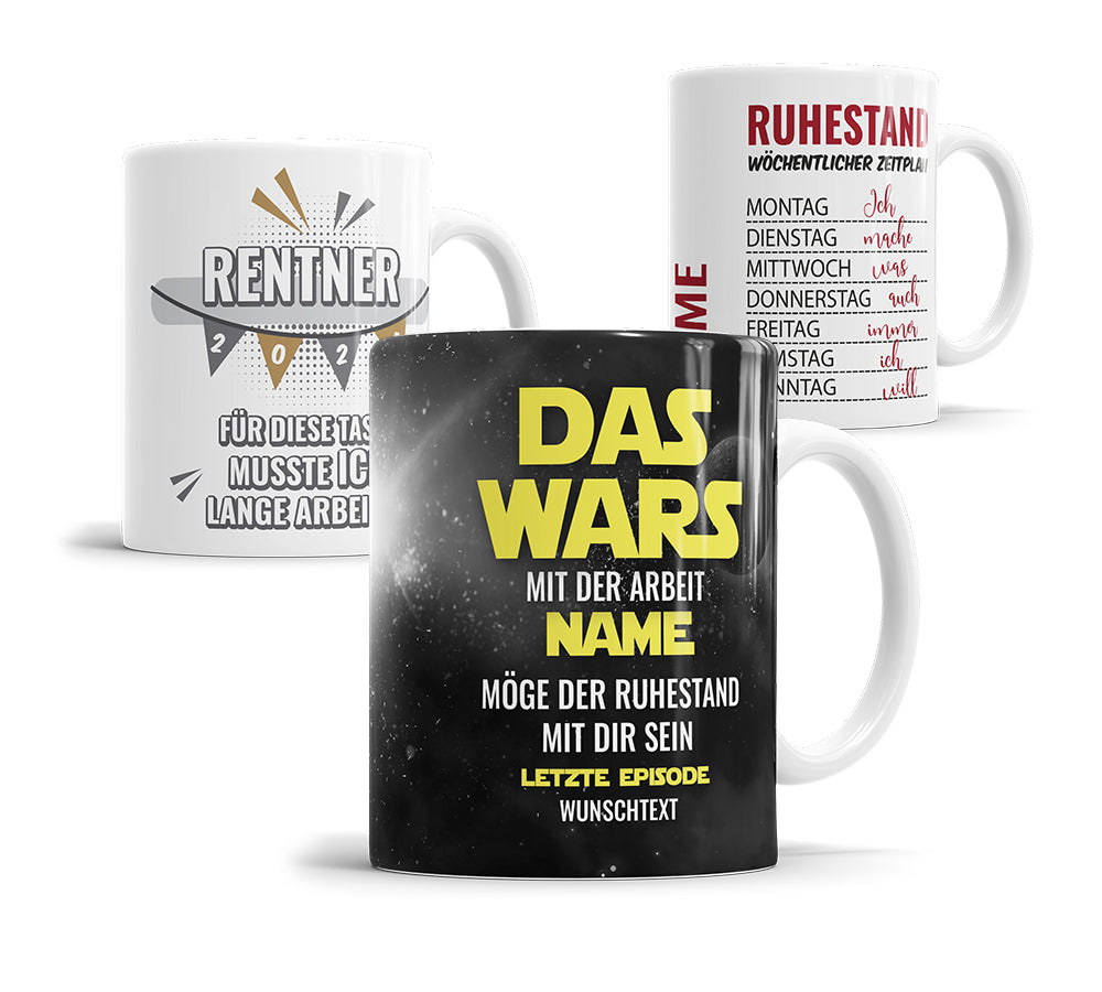 Tassen zur Rente