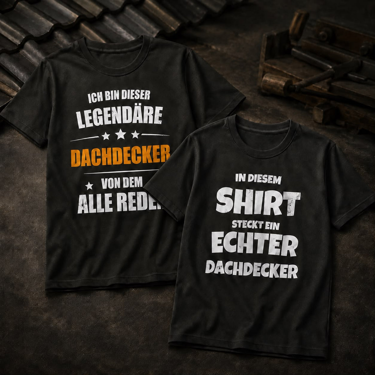 T-Shirts für Dachdecker