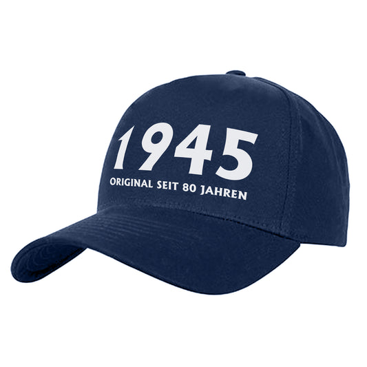 1945 Original seit 80 Jahren - Geburtstag - Cap Navy - Fulima