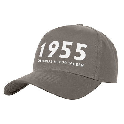 1955 Original seit 70 Jahren - Geburtstag - Cap Grau - Fulima