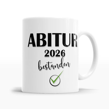 Abitur Tassen - Geschenk zur bestanden Prüfung