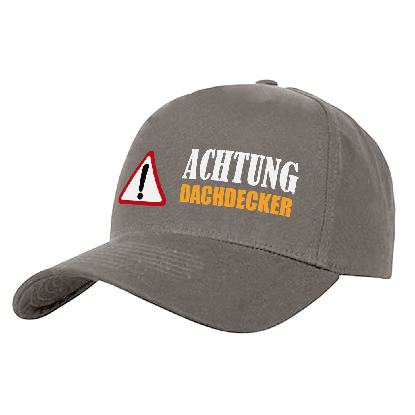 Achtung Dachdecker - Cap Grau - Fulima