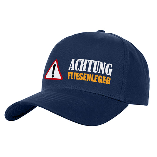 Achtung Fliesenleger - Cap Navy - Fulima