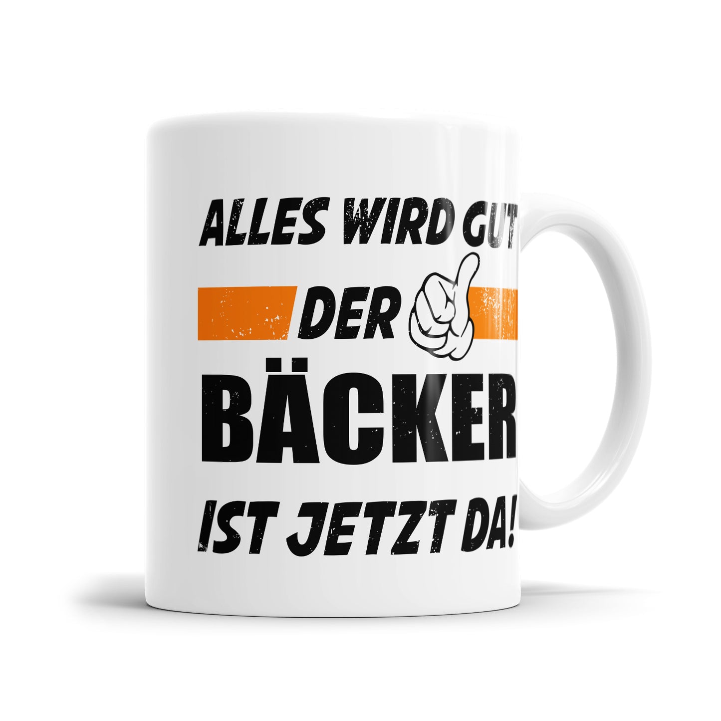 Alles wird gut der Bäcker ist jetzt da - Tasse - Fulima