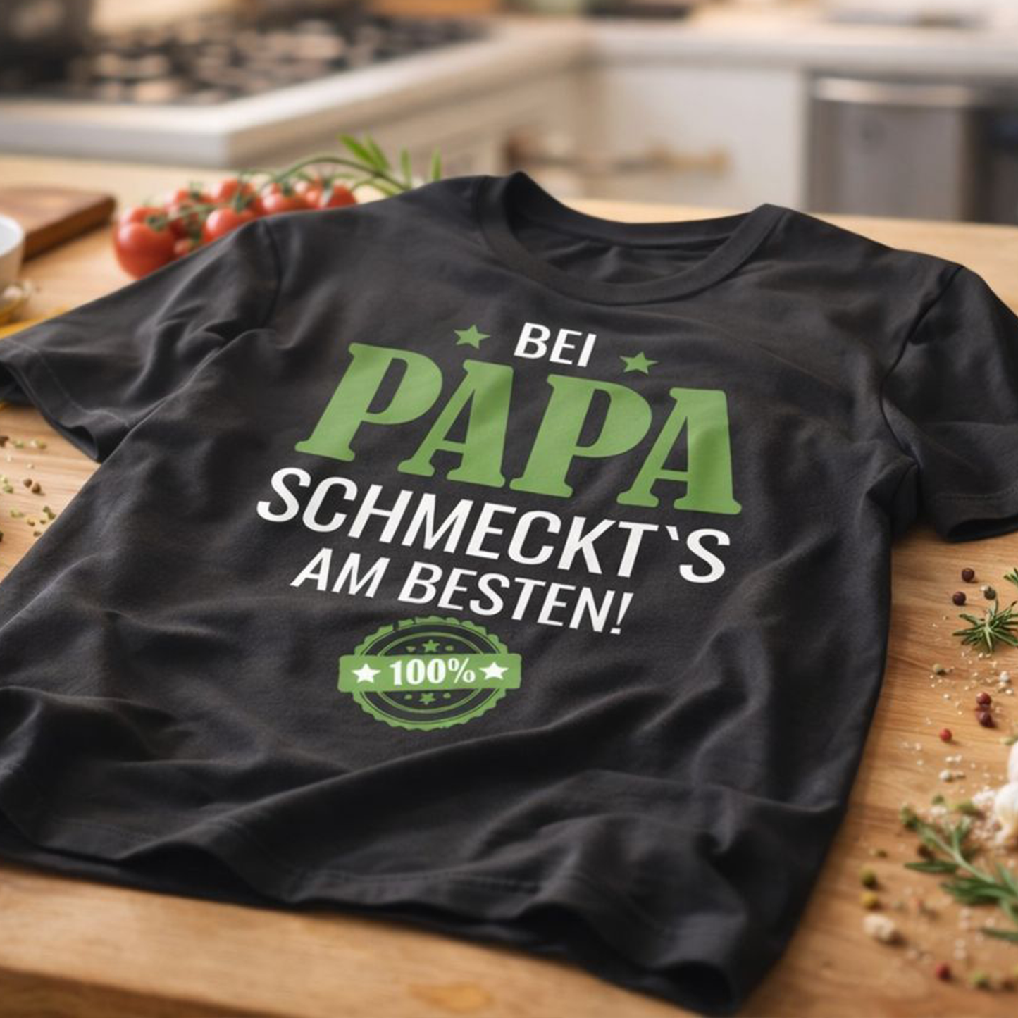 Papa Shirt - Bei Papa schmeckt´s am besten