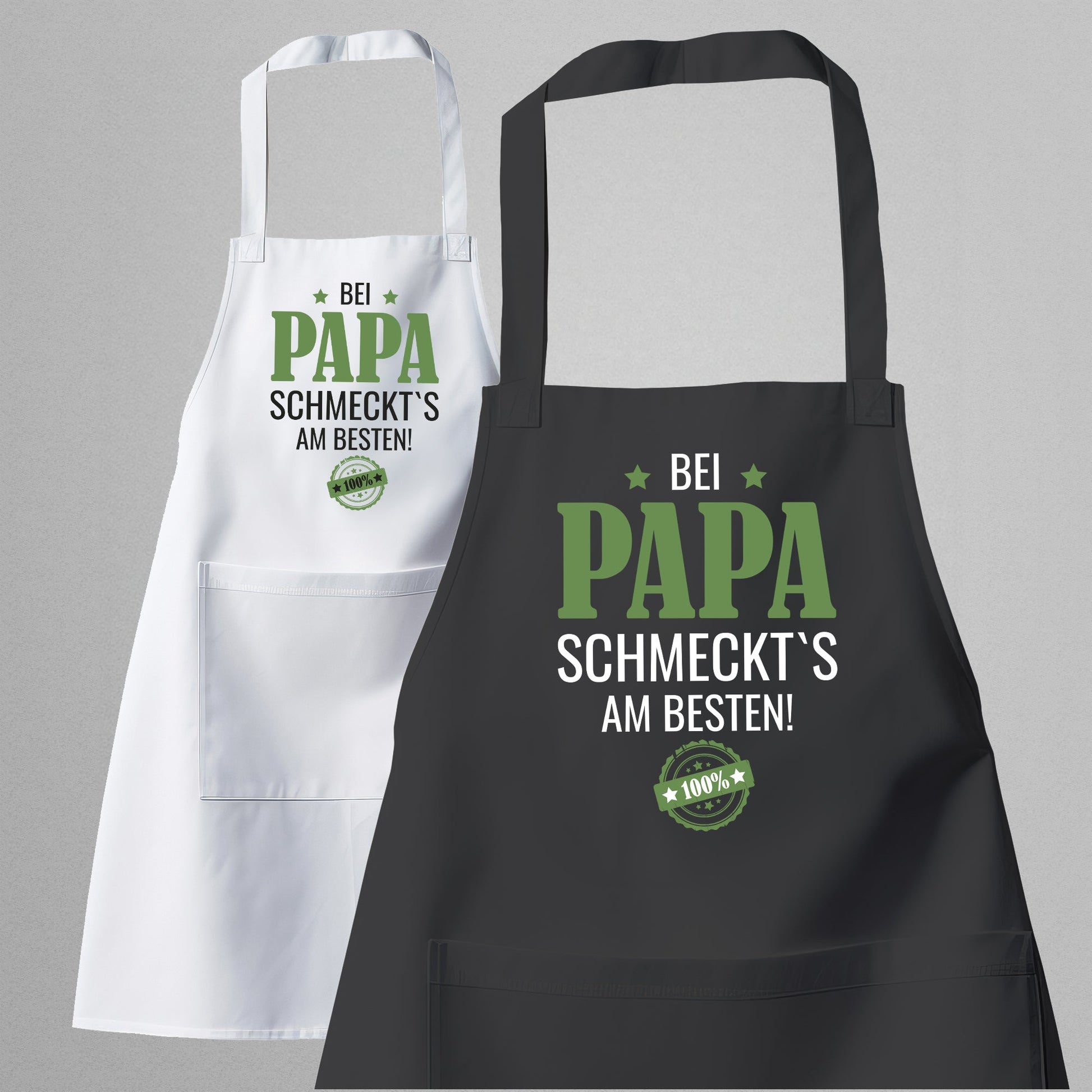 Grillschürze Papa - Bei Papa schmeckts am besten - Geschenkidee - Fulima