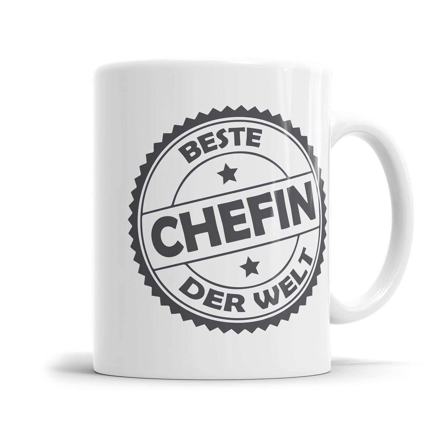 Beste Chefin der Welt Stempel Design - Beste Chefin Tasse - Fulima