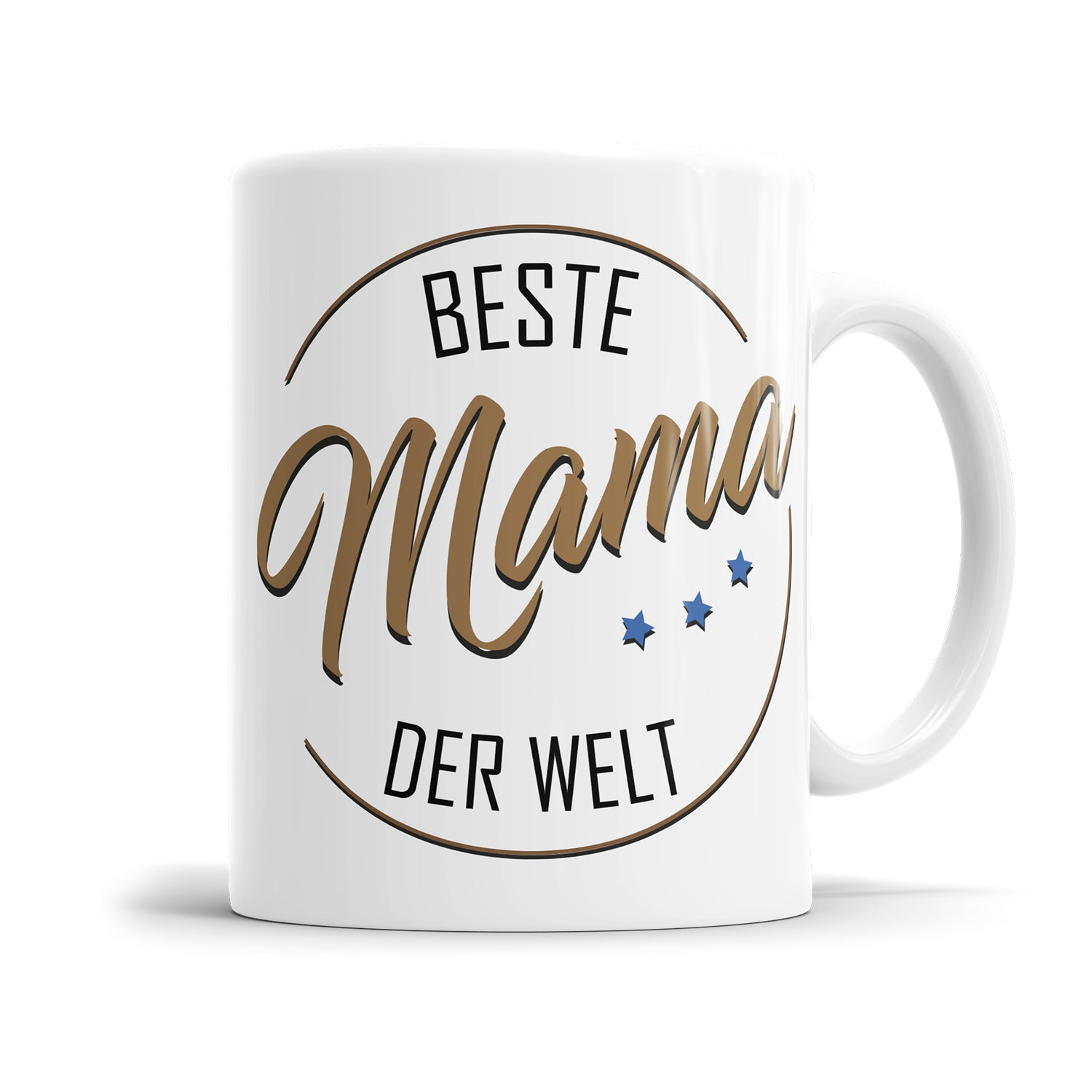 Beste Mama der Welt Tasse – Sterne Kreis Design – Fulima - Vorschau