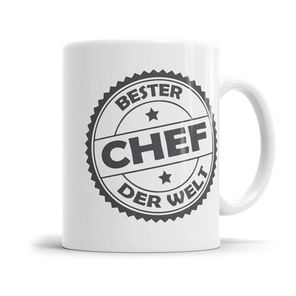 Bester Chef der Welt Stempel Design - Bester Chef Tasse - Fulima