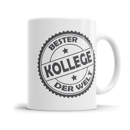 Bester Kollege der Welt Stempel Design - Bester Kollege Tasse - Fulima