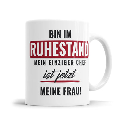 Rentner Tasse mit lustigen Sprüchen - verschiedene Motive - Geschenk zum Ruhestand