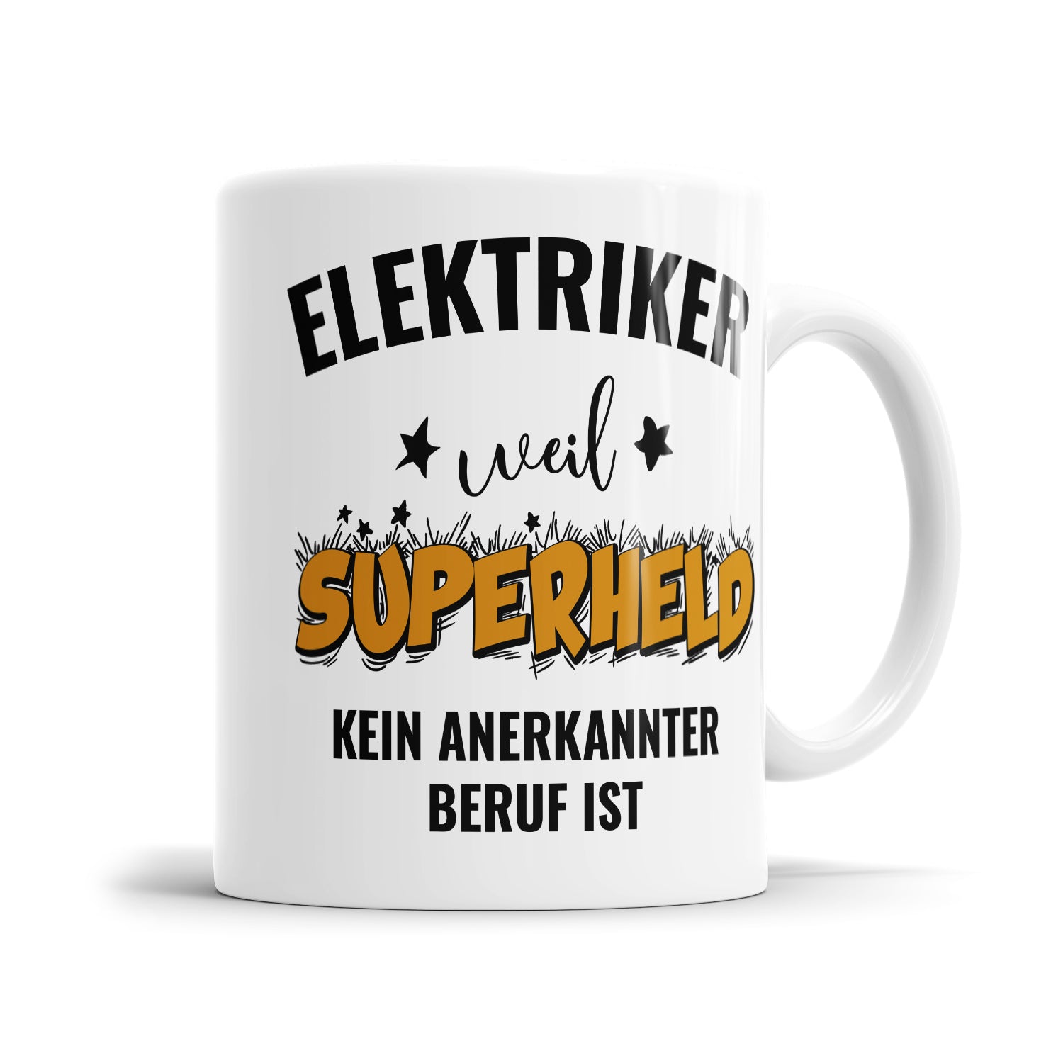 Elektriker Tasse Elektriker weil Superheld kein Anerkannter Beruf ist Fulima