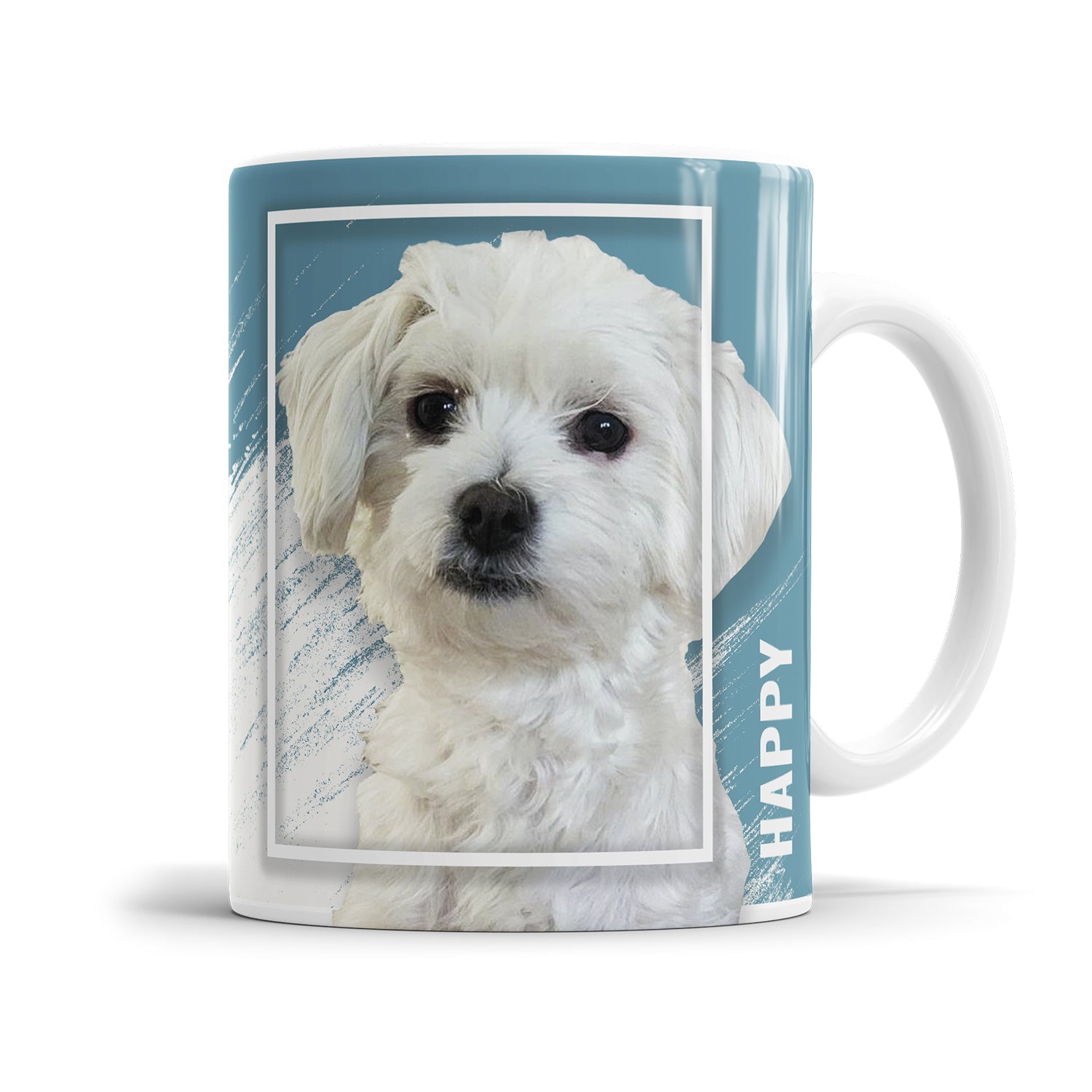 Hundeliebhaber Tasse - Personalisierte Hundetasse mit Foto und Namen Fulima