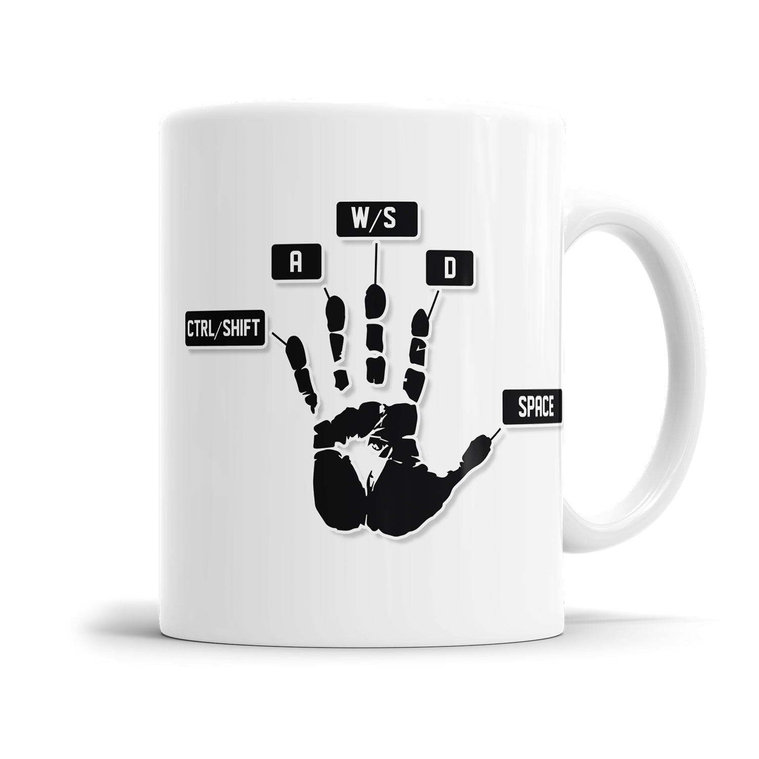 Gamer Tasse - Gamer Handabdruck - Fulima