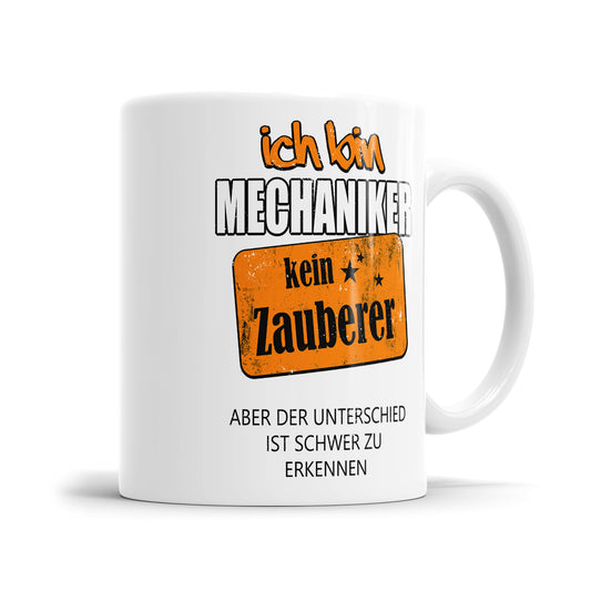 Ich bin Mechaniker kein Zauberer - Tasse - Fulima