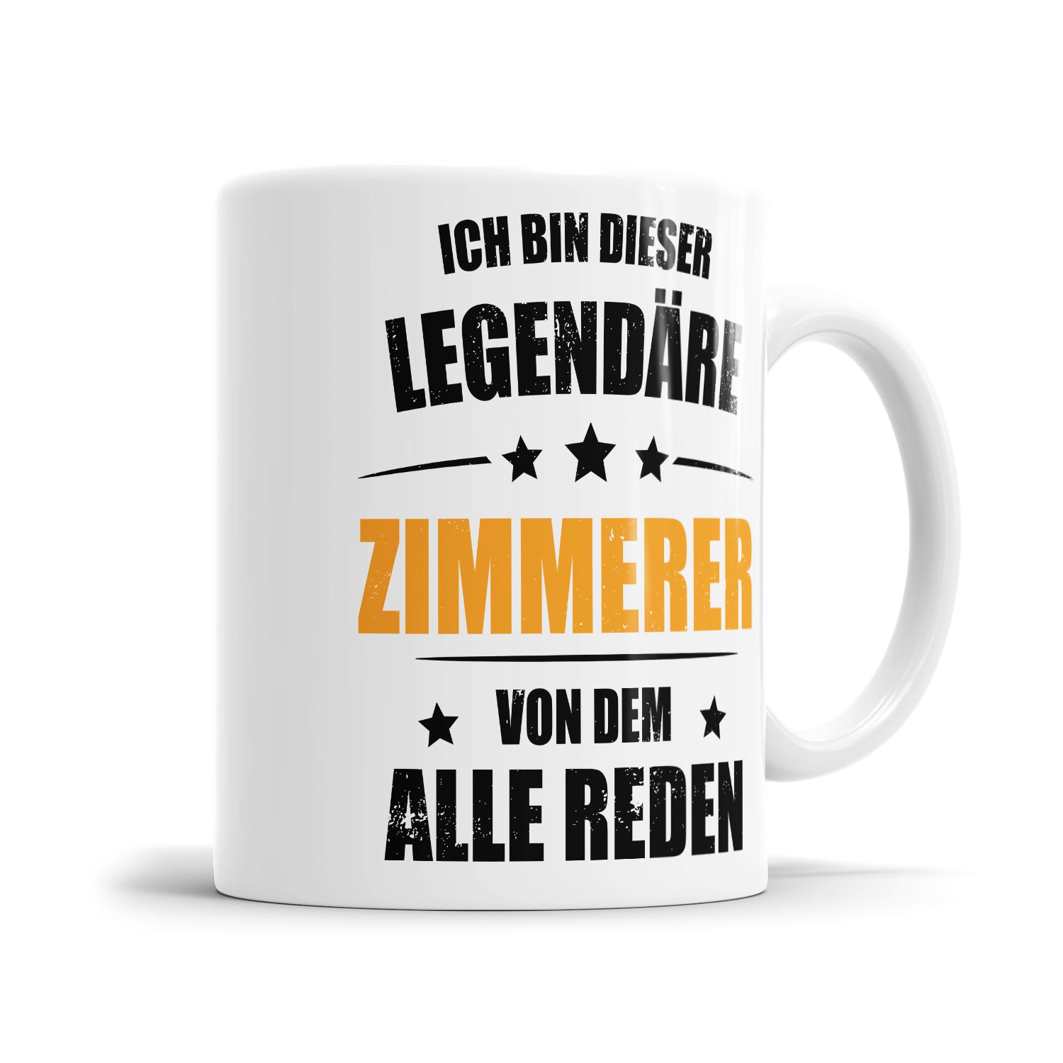 Ich bin dieser Legendäre Zimmerer von dem alle reden - Tasse - Fulima