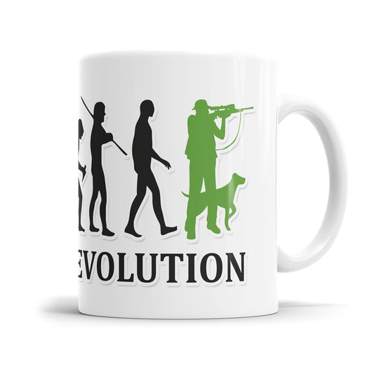 Jäger Evolution Tasse - Geschenkidee für Jäger Fulima