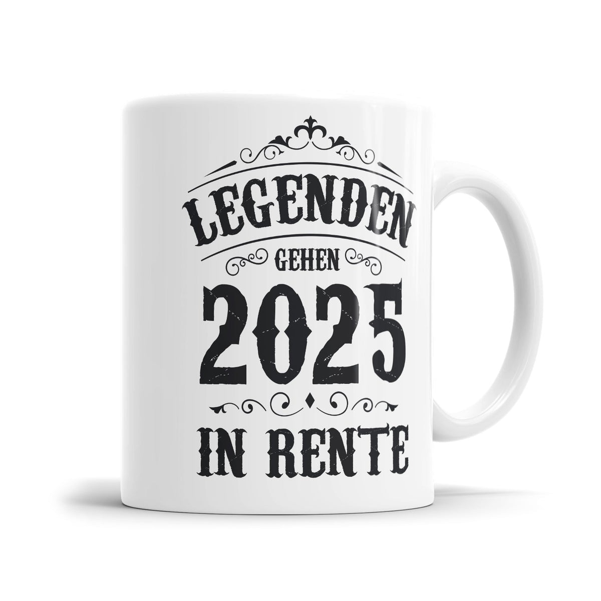 Legenden gehen 2025 in Rente - Rentner - Tasse - Fulima