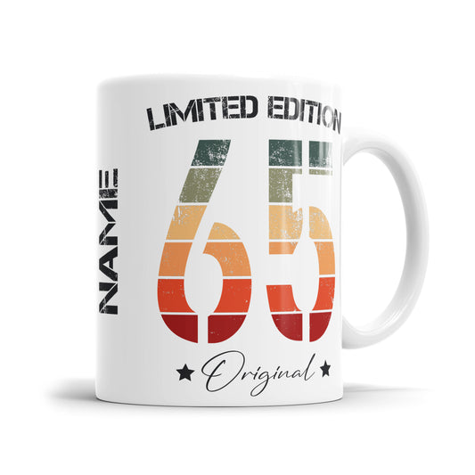 Limited Edition Original Grunge Vintage 65 - Geburtstag Tasse - Fulima