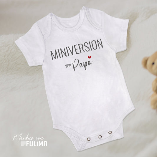 Babybody - Mini Version von Papa - Geschenk zur Geburt - FULiMA®