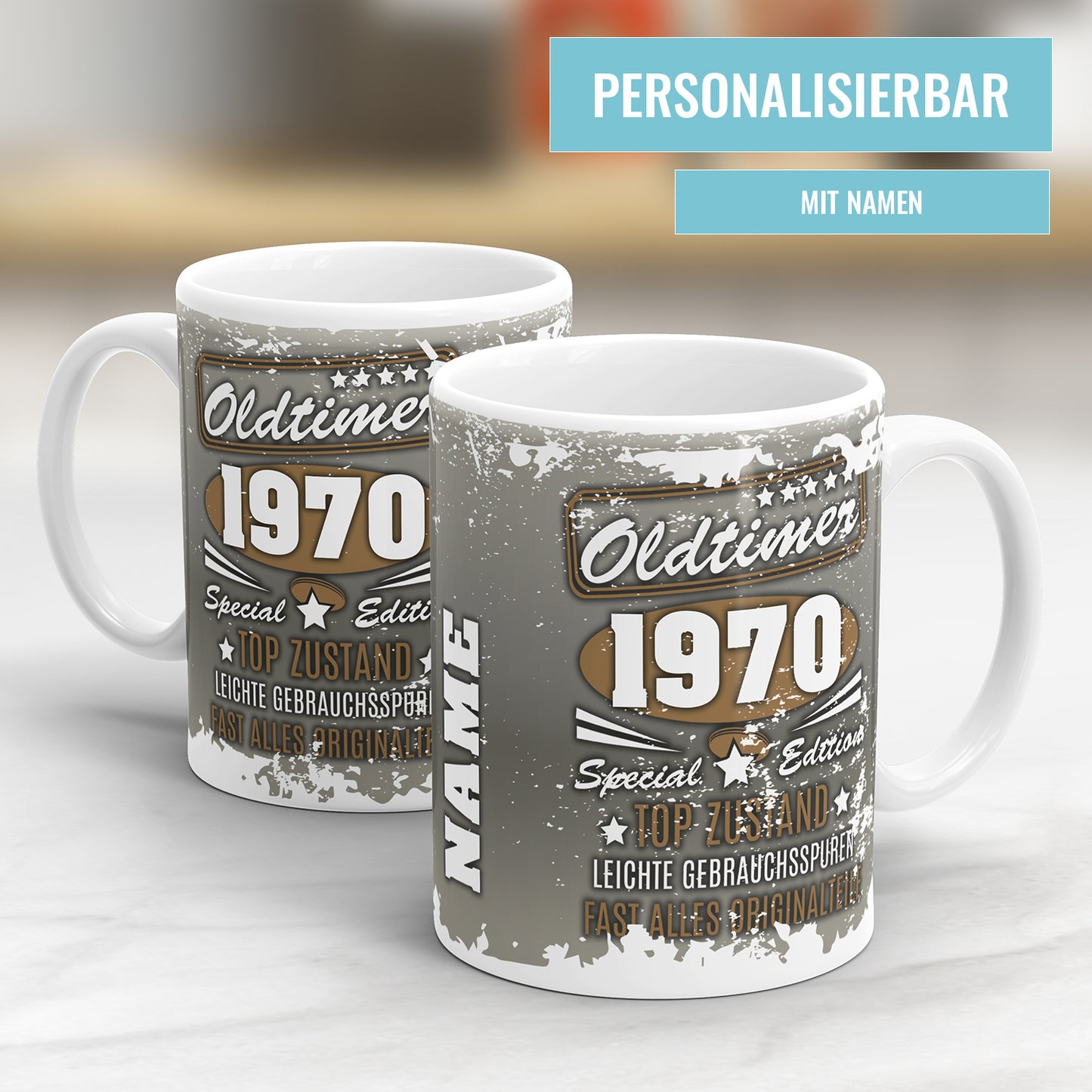 Oldtimer 1970 Special Edition Top Zustand 1970 Geburtstag Geschenk Tasse Fulima