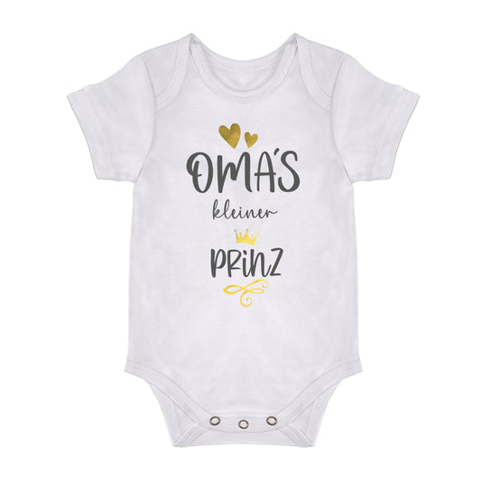 Babybody - Omas kleiner Prinz - Geschenk zur Geburt - FULiMA®