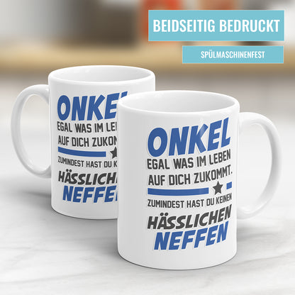 Onkel egal was auf dich zukommt keinen hässlichen Neffen Onkel Tasse Fulima