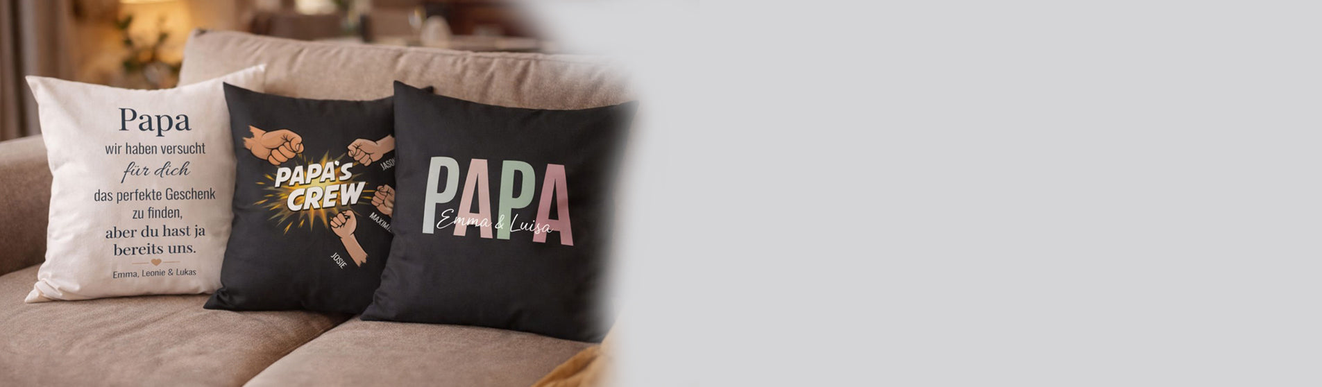 Personalisierte Kissen für Papa von FULiMA