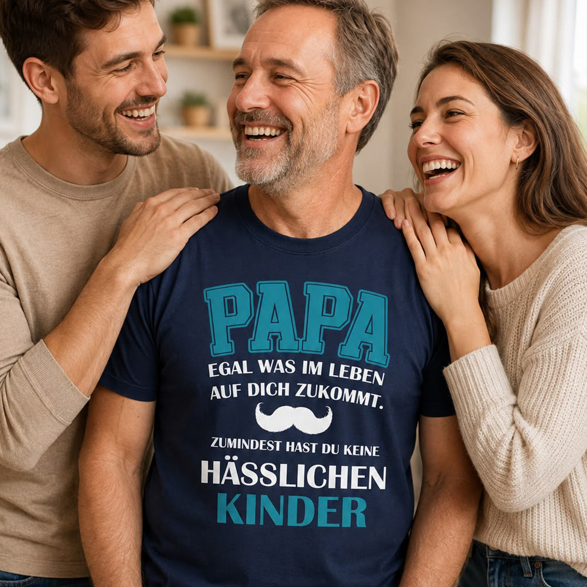 Papa Shirt mit Tochter-Spruch – Egal, was auf dich zukommt