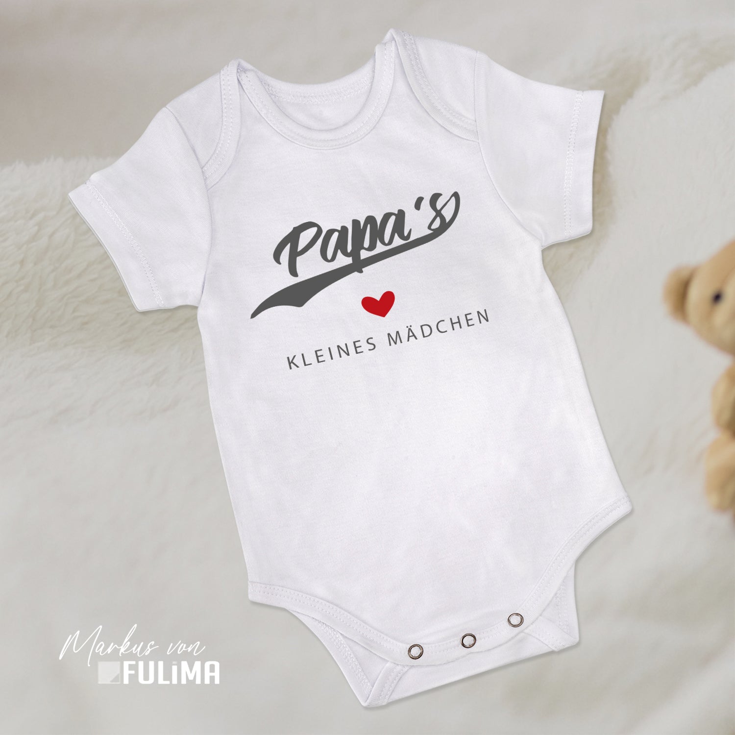 Babybody - Papas kleines Mädchen - Geschenk zur Geburt - FULiMA®