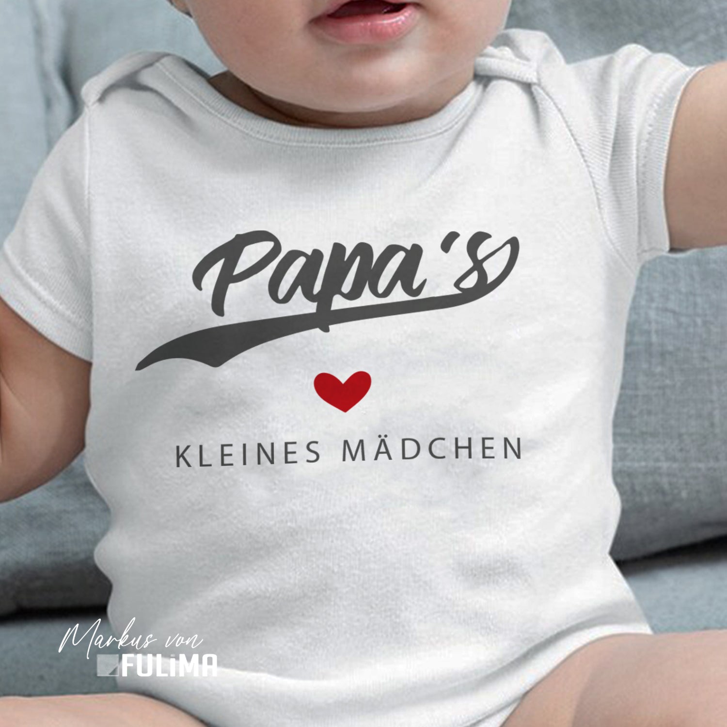 Babybody - Papas kleines Mädchen - Geschenk zur Geburt - FULiMA®