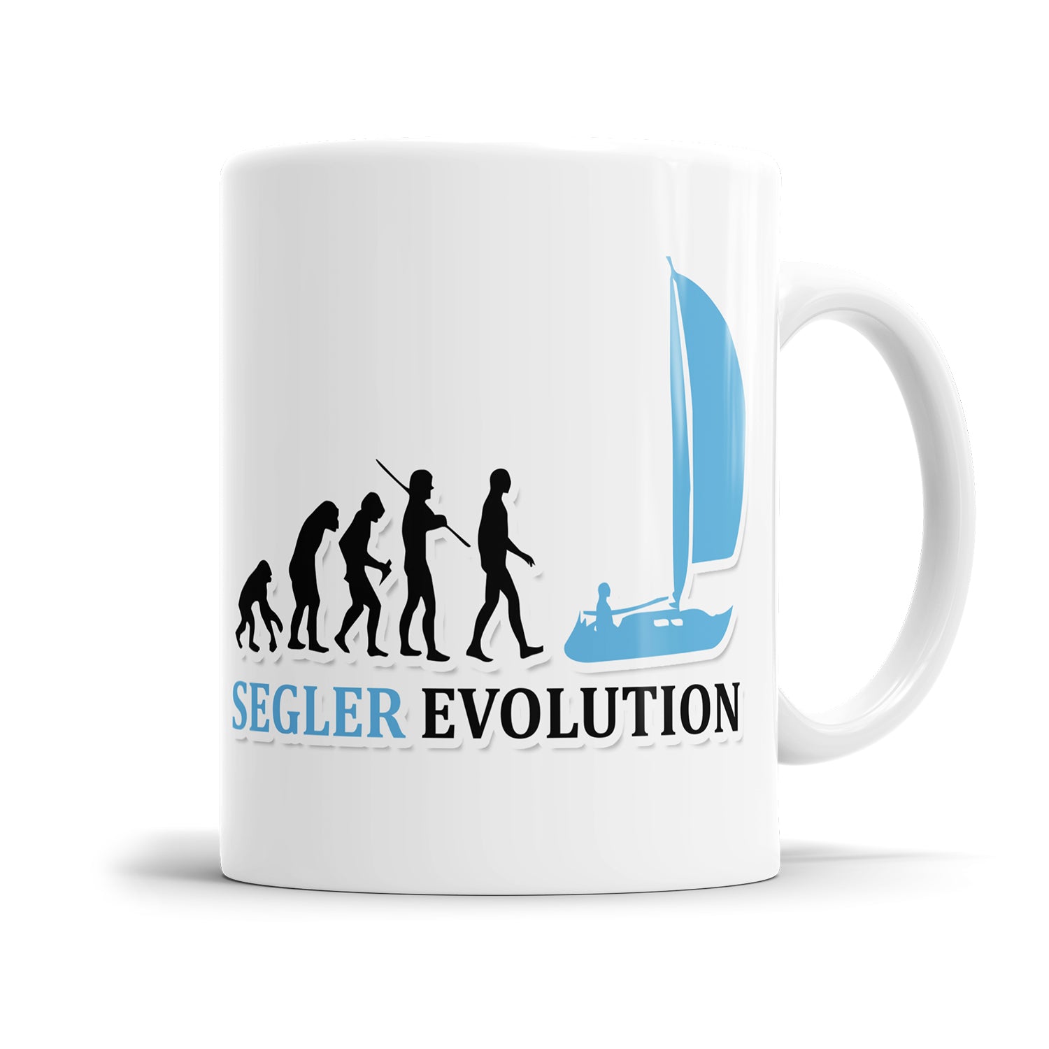 Segler Evolution Tasse - Geschenkidee für Segler - Fulima