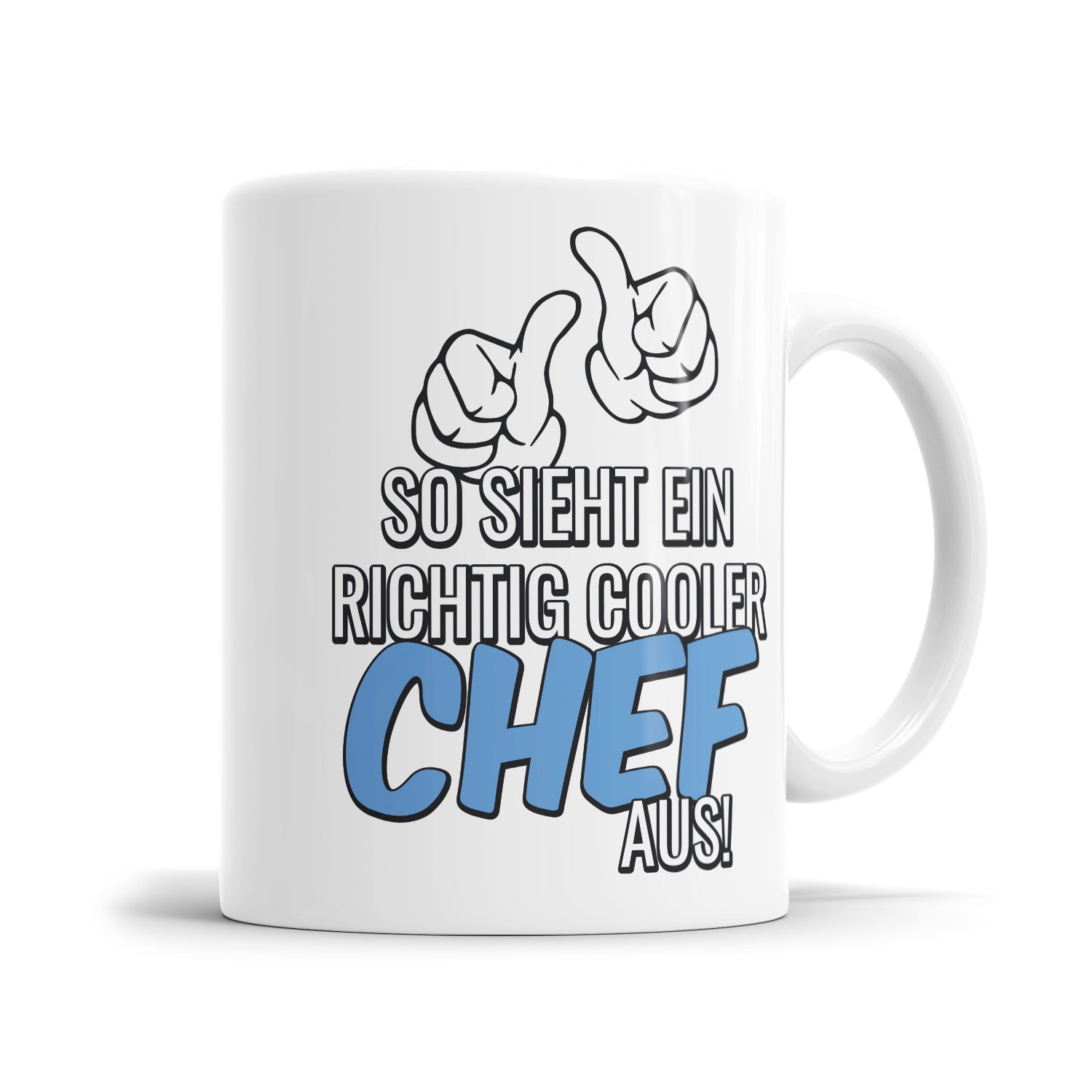 So sieht ein richtig cooler Chef aus - Chef Tasse - Fulima