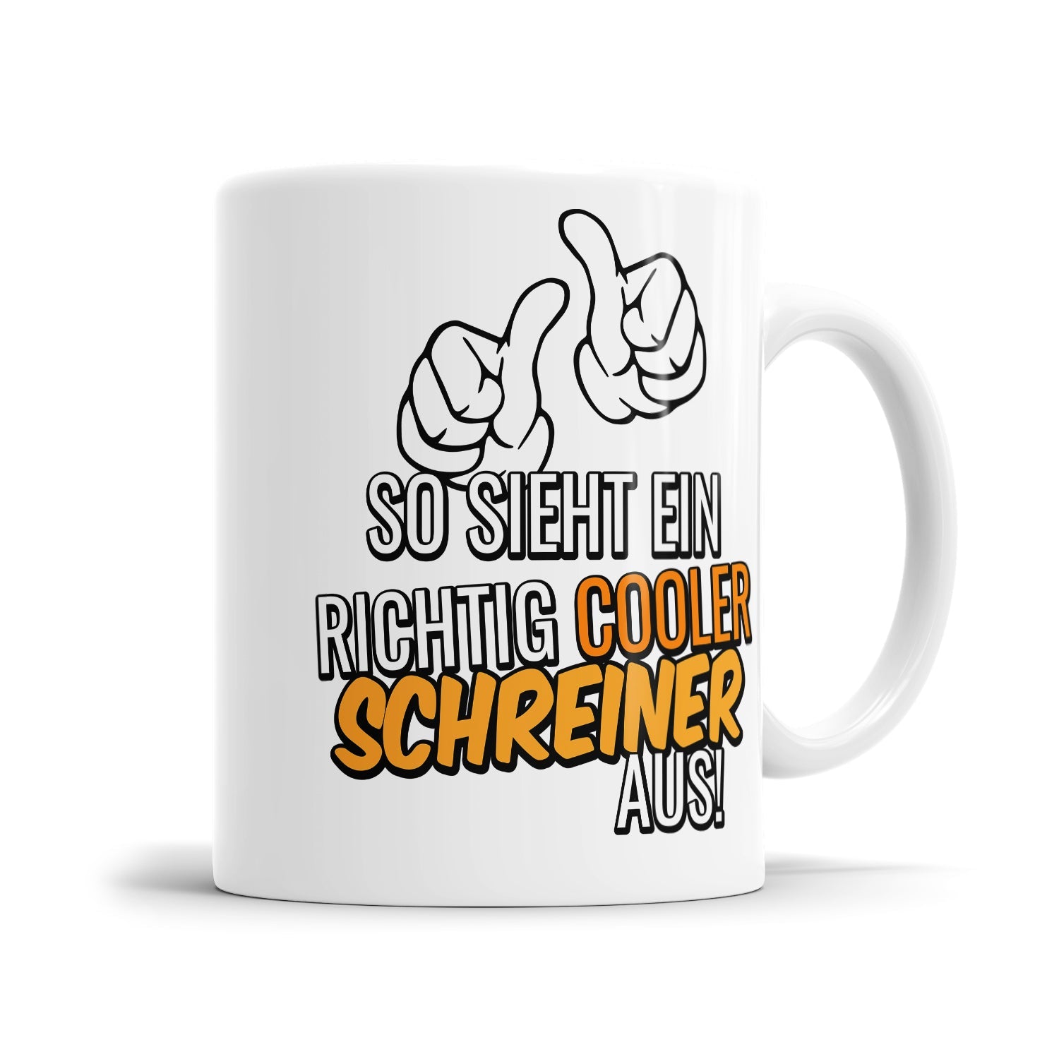 So sieht ein richtig cooler Schreiner aus - Tasse - Fulima