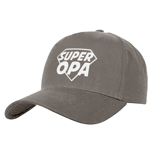 Super Opa - Geschenk - Cap Grau - Fulima