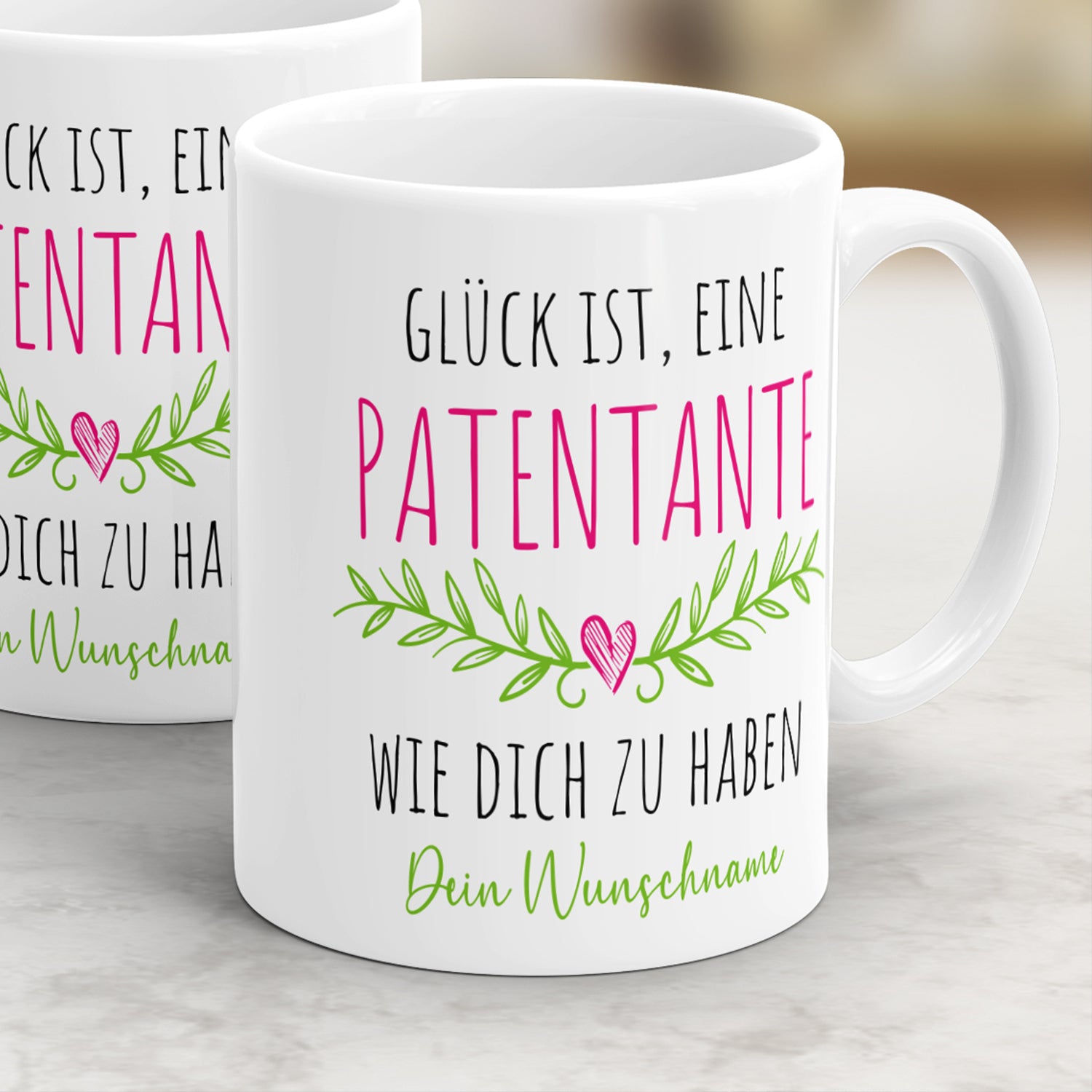 Bedruckte Tante Tassen | Personalsiertes Geschenk für Tante | FULiMA®