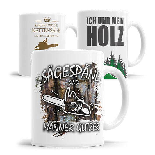 Tasse für Holzfäller - rustikale Geschenkidee für echte Kerle