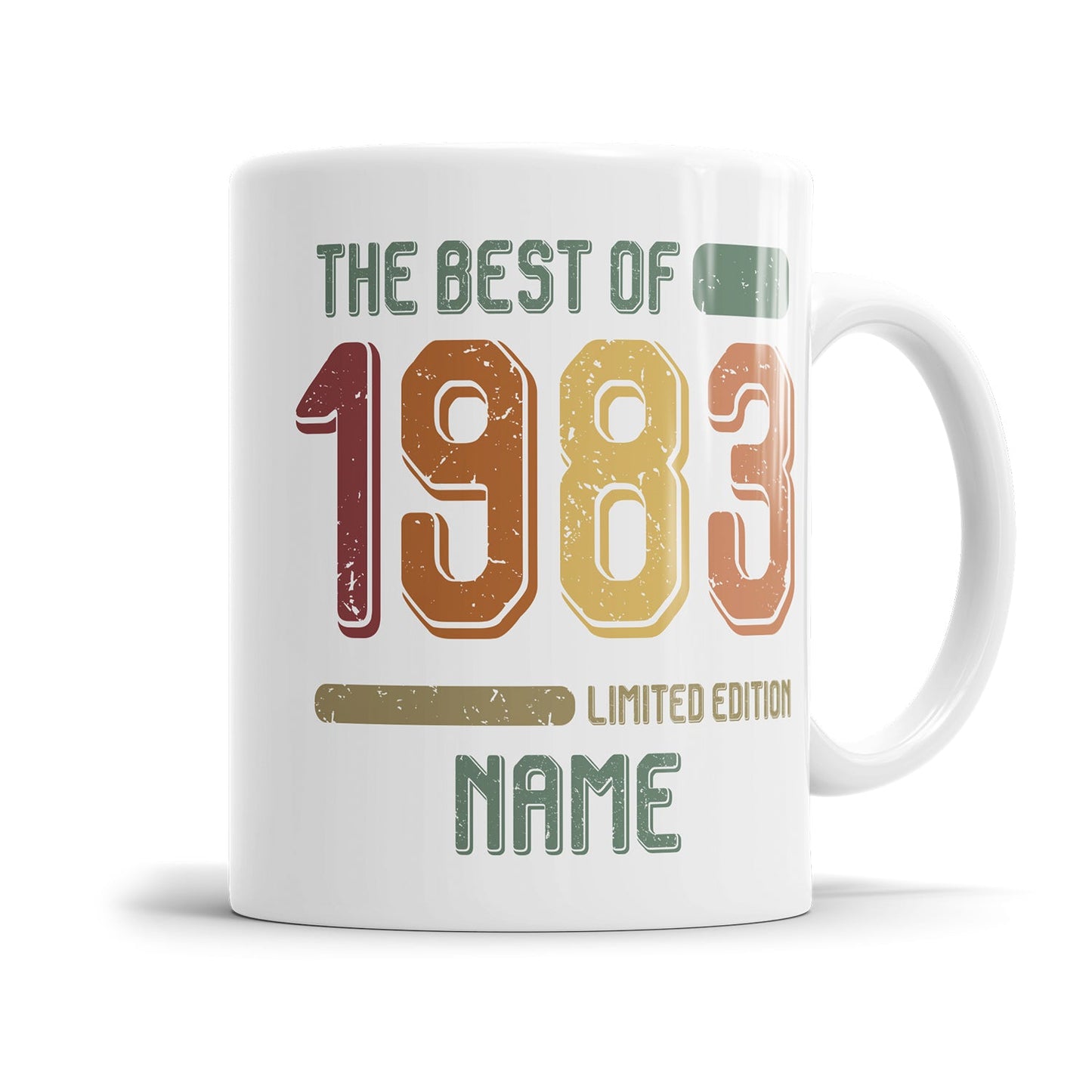 Geburtstag Tasse The best of 1983 personalisiert mit Name Vintage Tasse - Fulima